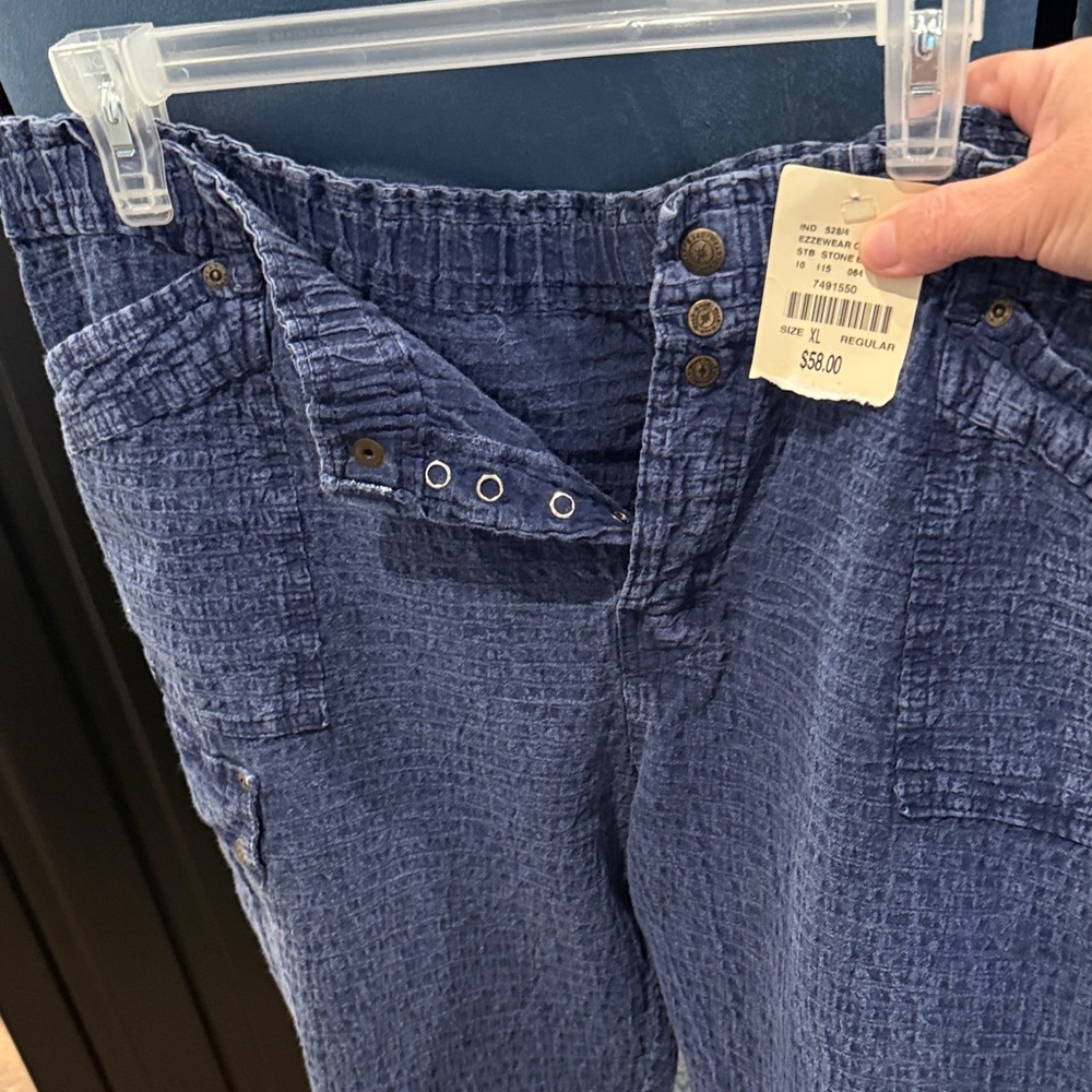 Blue Women's Capris